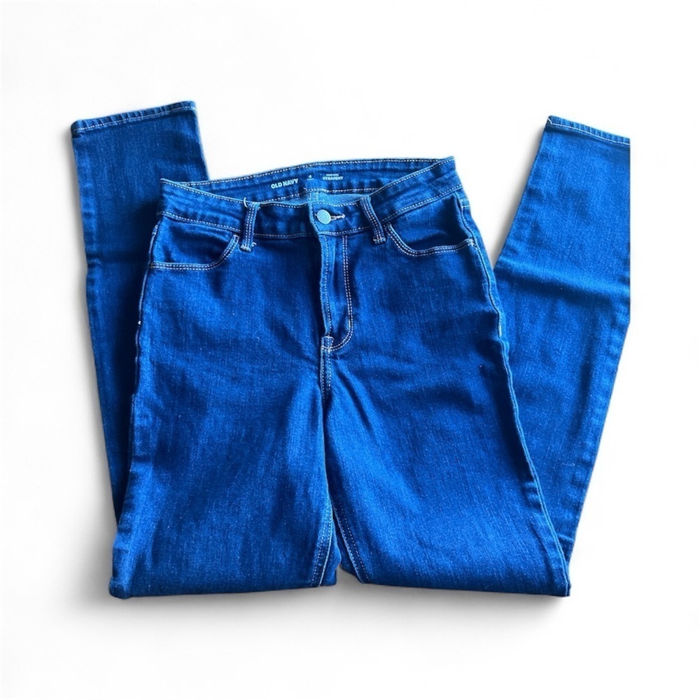 Old Navy High-Rise Straight Classic Women's Jeans Blue Size 4 Long